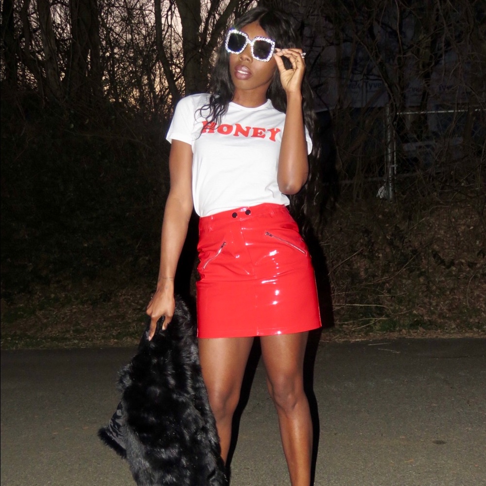 Red “City Goddess Skirt” ❤️